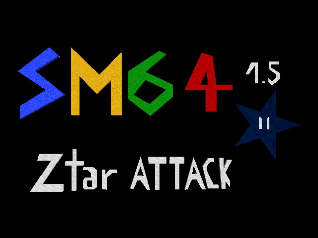 Super Mario 64 1.5 - Ztar Attack (C3 Demo) Title Screen